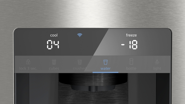 Siemens KF96DPPEA, Frigorífico americano, dispensador con toma de agua, 4 puertas, No Frost, 183 x 90,5 cm, inox, iQ700_6