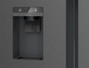 Siemens KF96DAXEA, Frigorífico americano, dispensador con toma de agua, 4 puertas, No Frost, 183 x 90,5 cm, black Inox, iQ500