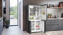 Siemens KF96DAXEA, Frigorífico americano, dispensador con toma de agua, 4 puertas, No Frost, 183 x 90,5 cm, black Inox, iQ500