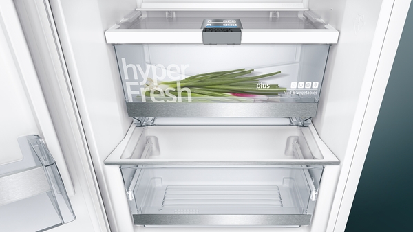 Siemens KS36VAWEP, frigorífico una puerta, NoFrost, blanco inox, iQ500