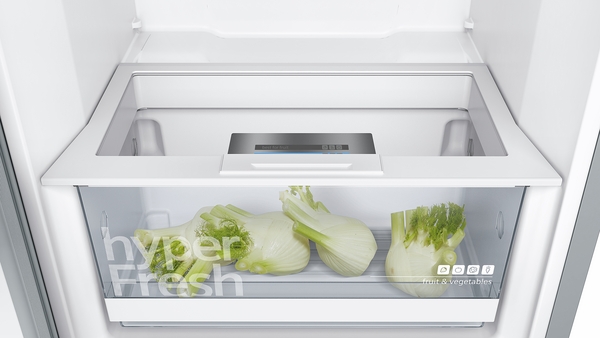 Siemens KS36VVIEP, frigorífico una puerta, NoFrost, inox, iQ300