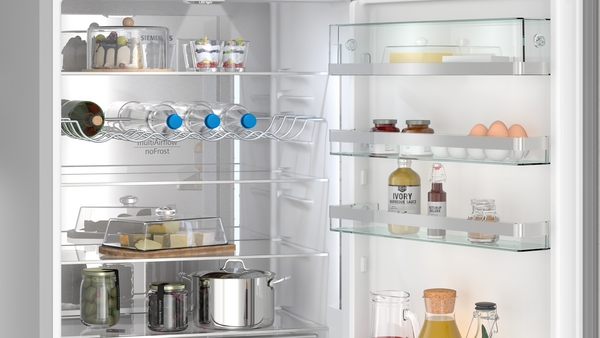 Siemens KG49NAICT, Frigorífico combinado de libre instalación, inox, 203 x 70 cm, IQ500