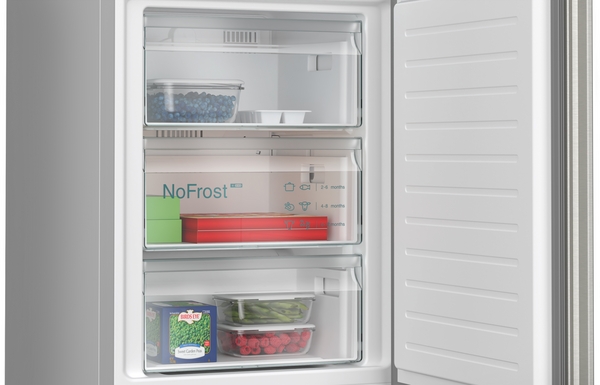 Siemens KG39N2ICF,  Frigorífico combinado de libre instalación, inox , 203 x 60 cm, IQ300