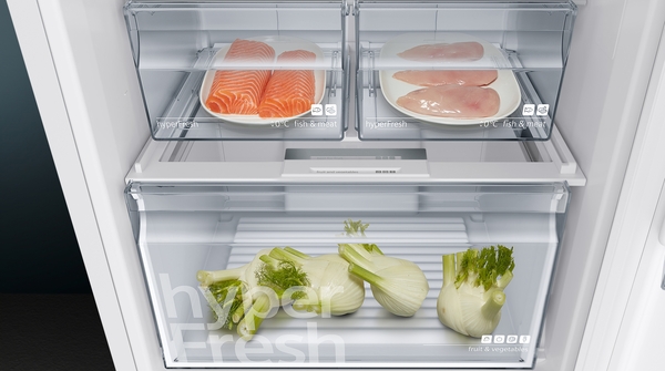 Siemens KG39NVWDA, Frigorífico combinado de libre instalación, inox , not frost, 203 x 60 cm, IQ300