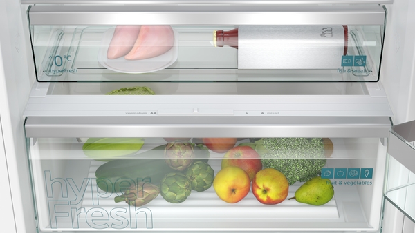 Siemens KB96NADD0 Frigorífico combinado integrable, inox , not frost, 194 x 71 cm, IQ500