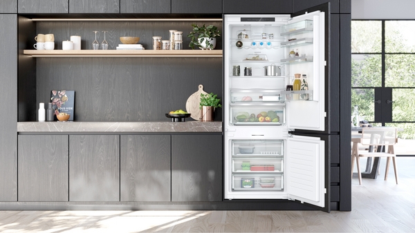 Siemens KB96NADD0 Frigorífico combinado integrable, inox , not frost, 194 x 71 cm, IQ500