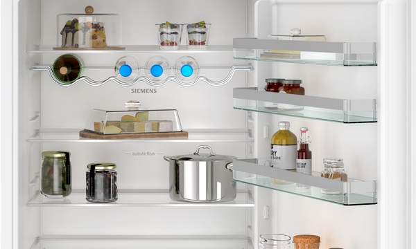 Siemens KB96NVFE0 Frigorífico combinado integrable, inox , not frost, 194 x 71 cm, IQ300