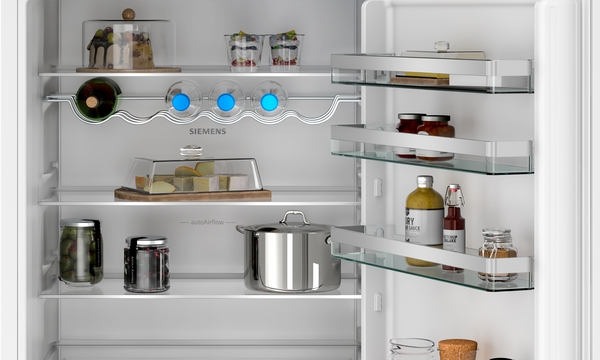 Siemens KB96NVSE0, Frigorífico combinado integrable, inox , no frost, 194 x 71 cm, IQ300