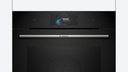 BOSCH HSG7584B1, horno con 100 % vapor, 60 x 60 cm, cristal negro, serie 8