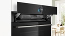 BOSCH HSG7584B1, horno con 100 % vapor, 60 x 60 cm, cristal negro, serie 8