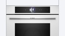 Bosch HSG7361W1, horno multifunción 100 % vapor, AirFry, sonda térmica, cristal blanco, serie 8