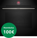 Bosch HBG7741B1, Hornos multifunción pirolíticos, Airfry, cristal negro, serie 8