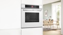 Bosch HBG7741W1, horno multifunción pirolítico, cristal blanco, airfry, serie 8