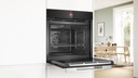 Bosh HBG7241B1, Horno multifunción, cristal negro, airfry, serie 8