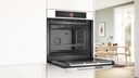 Bosch HBG7341W1, horno multifunción, AirFry, cristal blanco, serie 8