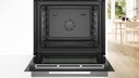 Bosch HBG7341W1, horno multifunción, AirFry, cristal blanco, serie 8