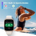 Amazfit GTS 4, Reloj inteligente, Pantalla 1,75" Amoled, Compatible con Alexa, Batería 8 días, Resistente al agua, Llamadas BT, Natación, Color Negro