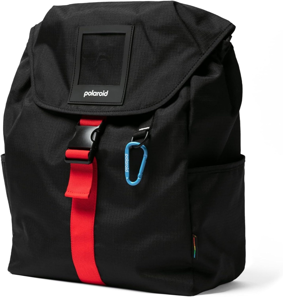 Polaroid Ripstop Backpack, Mochila 25L, Cómodas correas de espuma, Soporte para foto