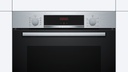 Bosch HBA510BR0, Horno multifuncion, cristal negro y acero inox, serie 2