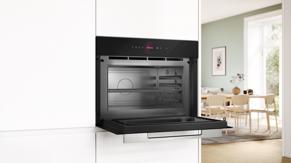 Bosch CEG732XB1, Microondas sin plato giratorio, inox, Tecnología InnoWave, serie 8