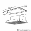 Bosch DHL755BL, Modulo de integración, inox, ancho 73 cm, serie 4
