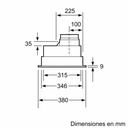Bosch DHL755BL, Modulo de integración, inox, ancho 73 cm, serie 4