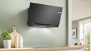 Bosch DWK91LT60, Campana decorativa inclinada, cristal negro ,serie 8