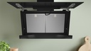 Bosch DWK91LT60, Campana decorativa inclinada, cristal negro ,serie 8