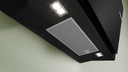 Bosch DWK81AN60, Campanas decorativas inclinadas, cristal negro , serie 6