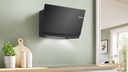Bosch DWK81AN60, Campanas decorativas inclinadas, cristal negro , serie 6