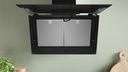 Bosch DWK81AN60, Campanas decorativas inclinadas, cristal negro , serie 6
