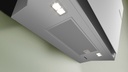 Bosch DWK81AN20, Campanas decorativas inclinadas, cristal blanco, serie 6