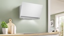Bosch DWK81AN20, Campanas decorativas inclinadas, cristal blanco, serie 6