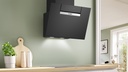 Bosch DWK67FN60, Campana decorativa inclinada, cristal negro, serie 4