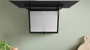 Bosch DWK67FN60, Campana decorativa inclinada, cristal negro, serie 4