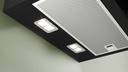Bosch DWK67FN60, Campana decorativa inclinada, cristal negro, serie 4