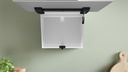 Bosch DWK67FN20, Campana decorativa inclinada, cristal blanco, serie 4