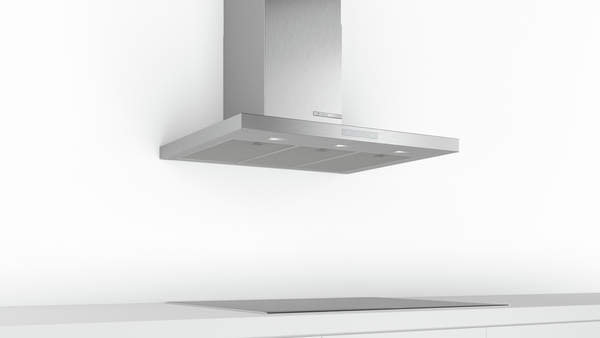 Bosch DWB97CM50, Campana decorativa, inox, ancho 90 cm, box Slim, serie 6