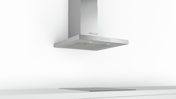 Bosch DWB77CM50, Campana decorativa, inox, ancho 70 cm, box Slim, serie 6