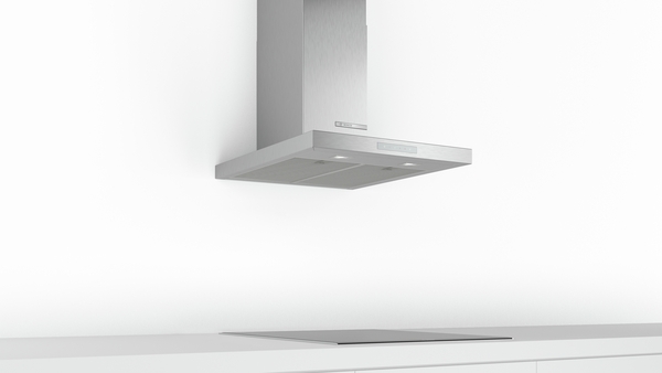 Bosch DWB67CM50, Campana decorativo, inox, ancho 60 cm, box Slim, serie 6