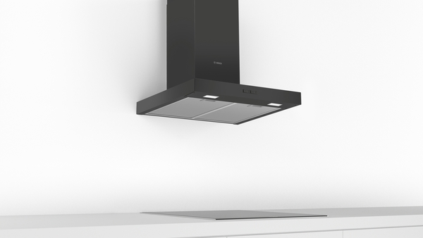 Bosch DWB66BC60, Campana decorativa de pared, inox, box slim, ancho 60 cm, serie 2