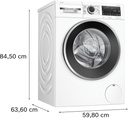 Bosch WGG244F1ES,  lavadora con autodosificación i-DOS, 9 KG, 1400RPM, clase A , Serie 6