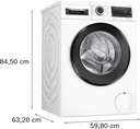 Bosch WGG244Z0ES,  lavadora con autodosificación i-DOS, 9 KG, 1400RPM, clase A , Serie 6