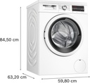 Bosch WUU28T66ES, lavadora Ecosilence con tapa desmontable,  9 KG, 1400RPM, clase A , Serie 6