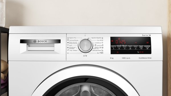 Bosch WUU28T63ES,  lavadora Ecosilence con tapa desmontable , 8 KG, 1400RPM, clase A , Serie 6