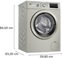 Bosch WAN2428XES, lavadora Ecosilence ,  8 KG, 1200RPM, clase A , Serie 4