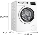 Bosch WAN24272ES, lavadora Ecosilence , 8 KG, 1200RPM, clase A , Serie 4