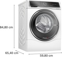 Bosch WNC254A0ES, lavadora-secadora Ecosilence, 10,5 KG, 1400RPM, clase D , Serie 8