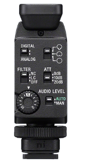 Sony ECM-B10, Microfono direccional, 3 configuraciones.sin batería, 0,089  kg,