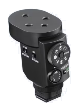 Sony ECM-M1, Micrófono direccional, ocho modos, dial intuitivo, 0.082 kg